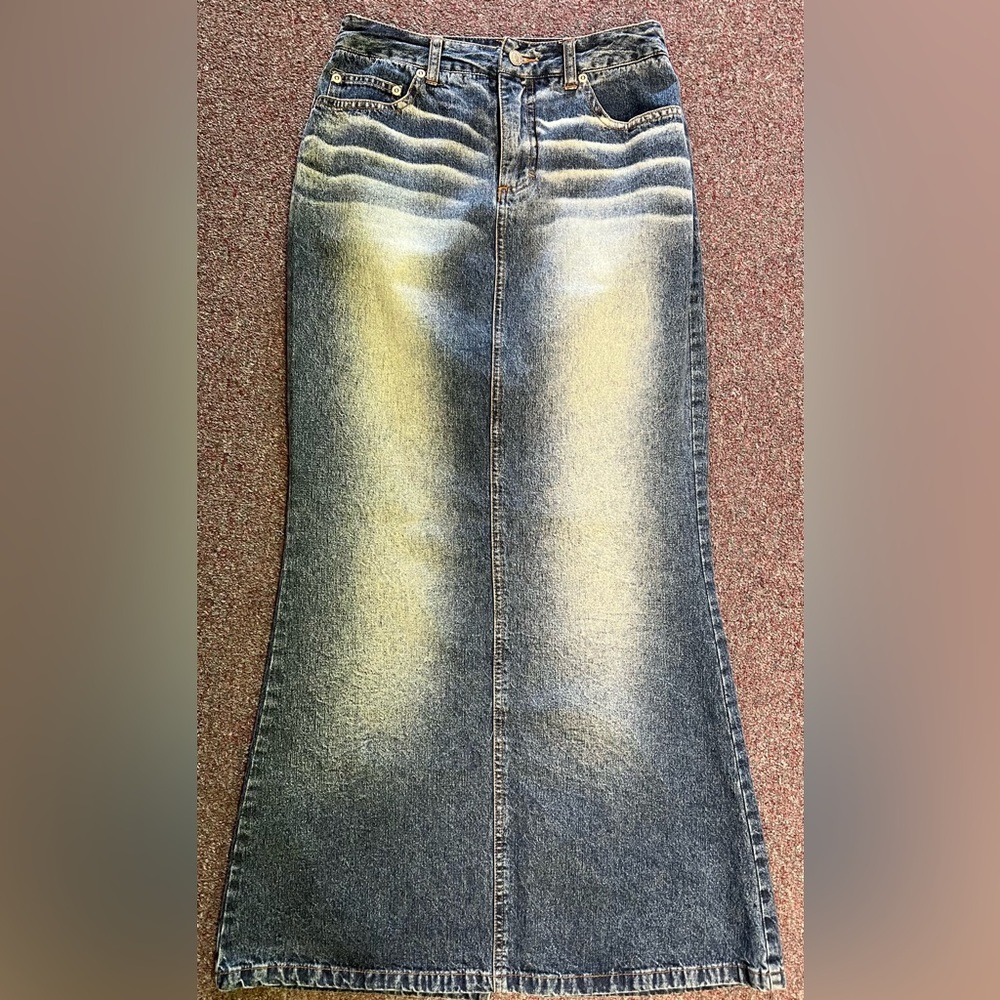 Newport news jeanology COLLECTION jean long skirt